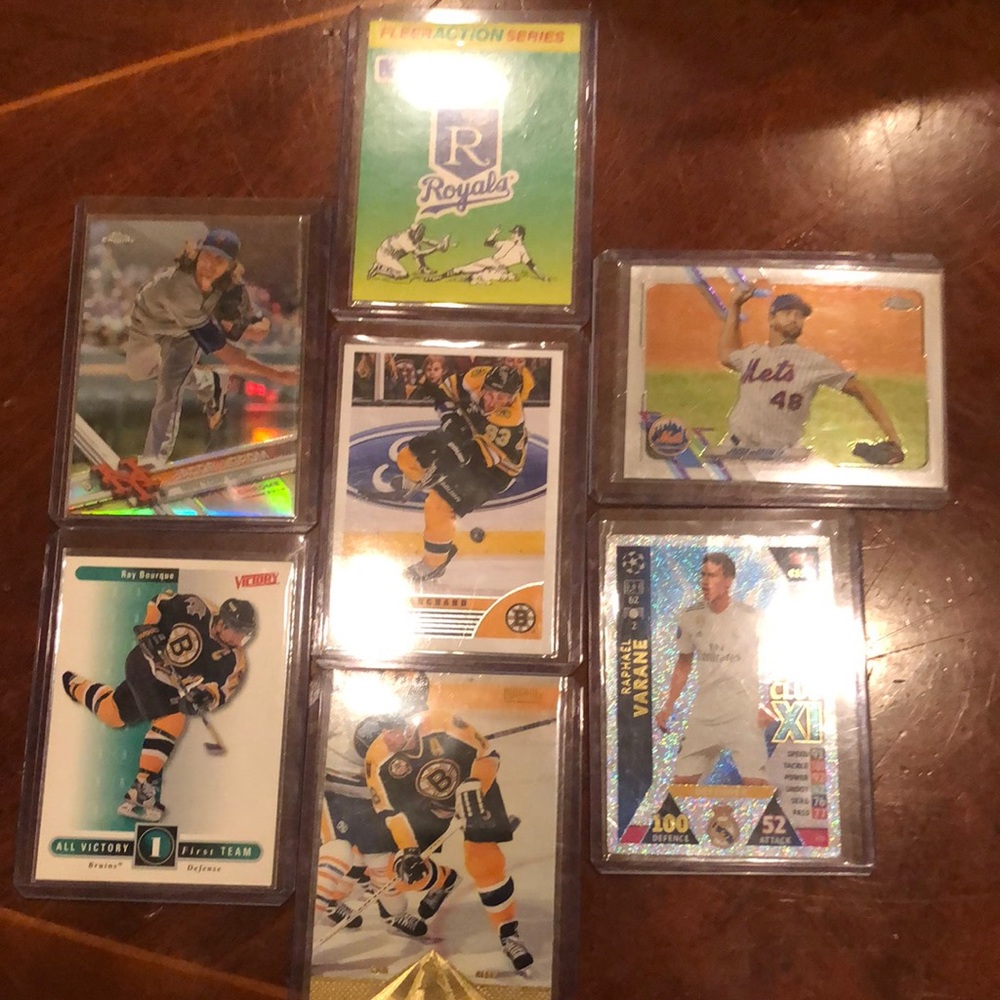 New next baseball, soccer and hockey collectible cards In mint conditionUngraded